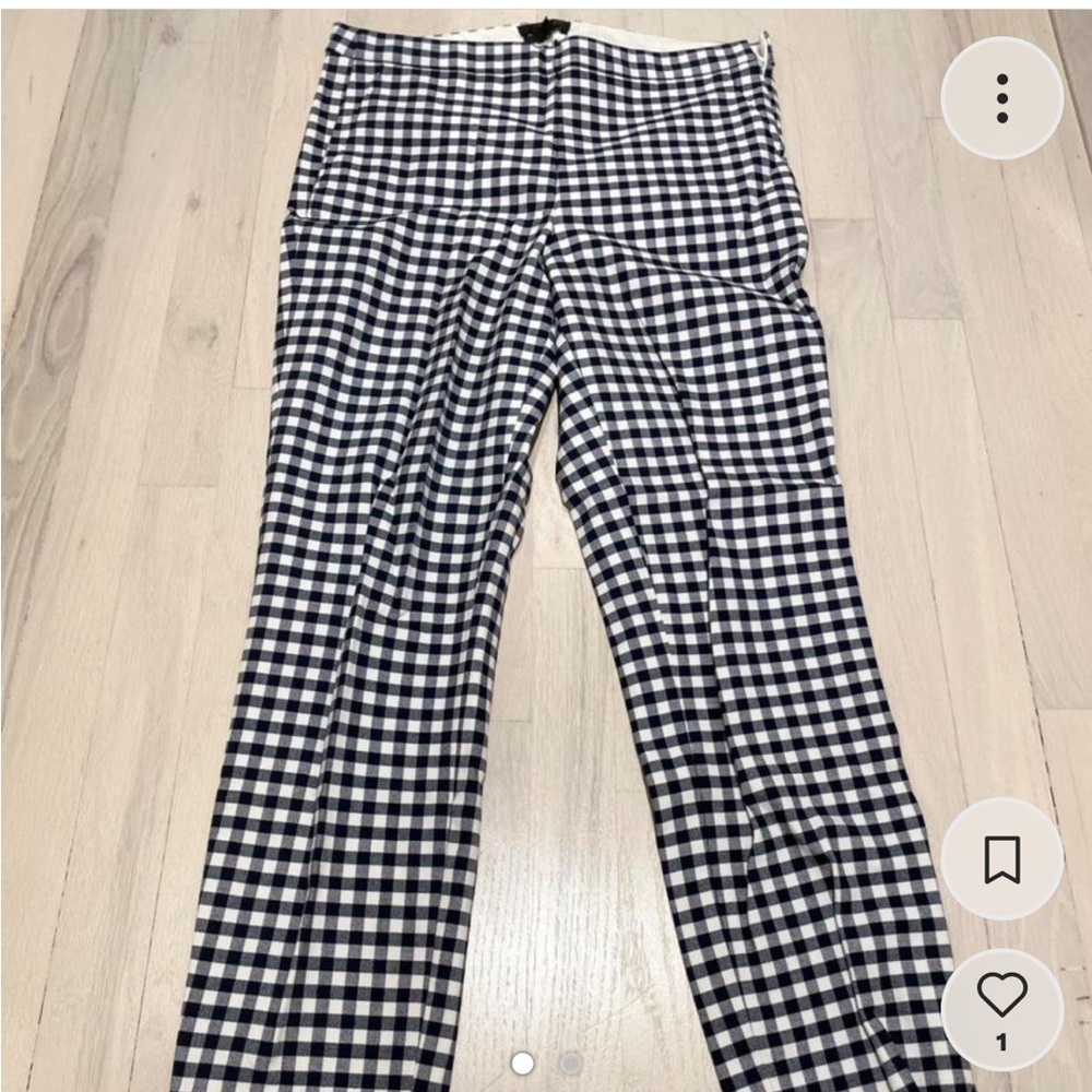 J Crew Checkered Pants
